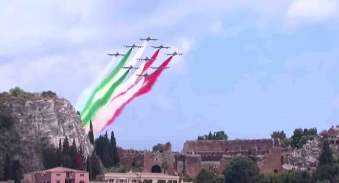 Frecce Tricolori a Taormina